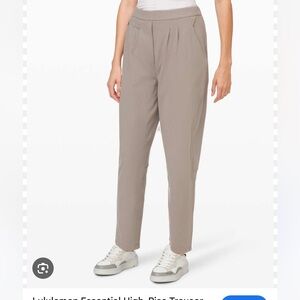 Lululemon high rise essentials trousers HR